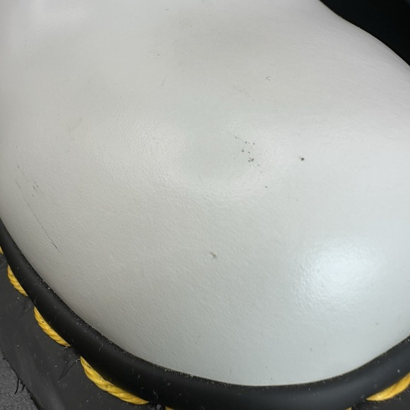 Doc Martens 2976 Yellow Stitch Smooth Leather Chelsea Boots Women's Sz 10 Mens 9 - Picture 5 of 14